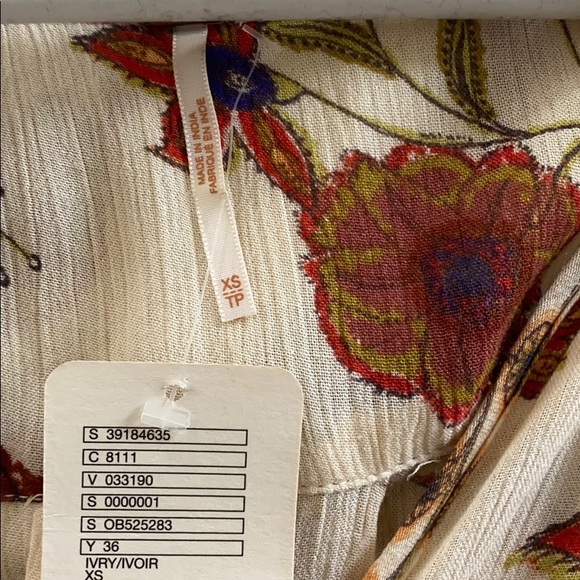 Free People Long Sleeve Floral Dress - Picture 5 of 5